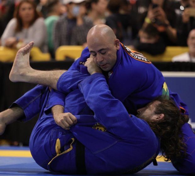Rafael Fidelis competing in a Brazilian Jiu Jitsu match
