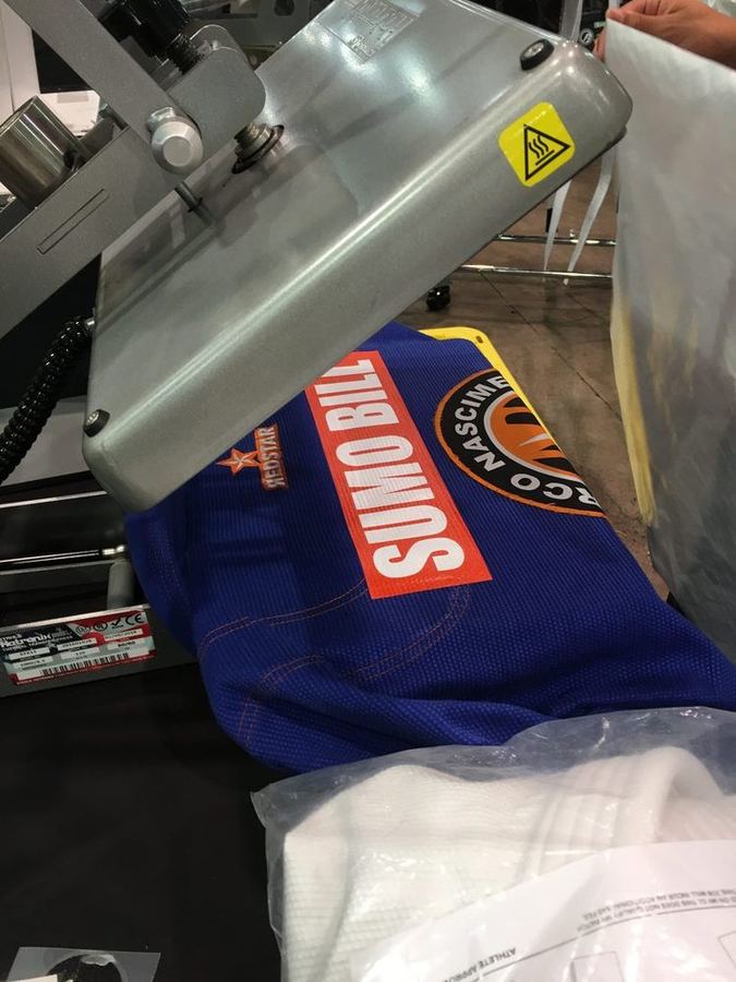 The SUMO BILL patch fresh off the press
